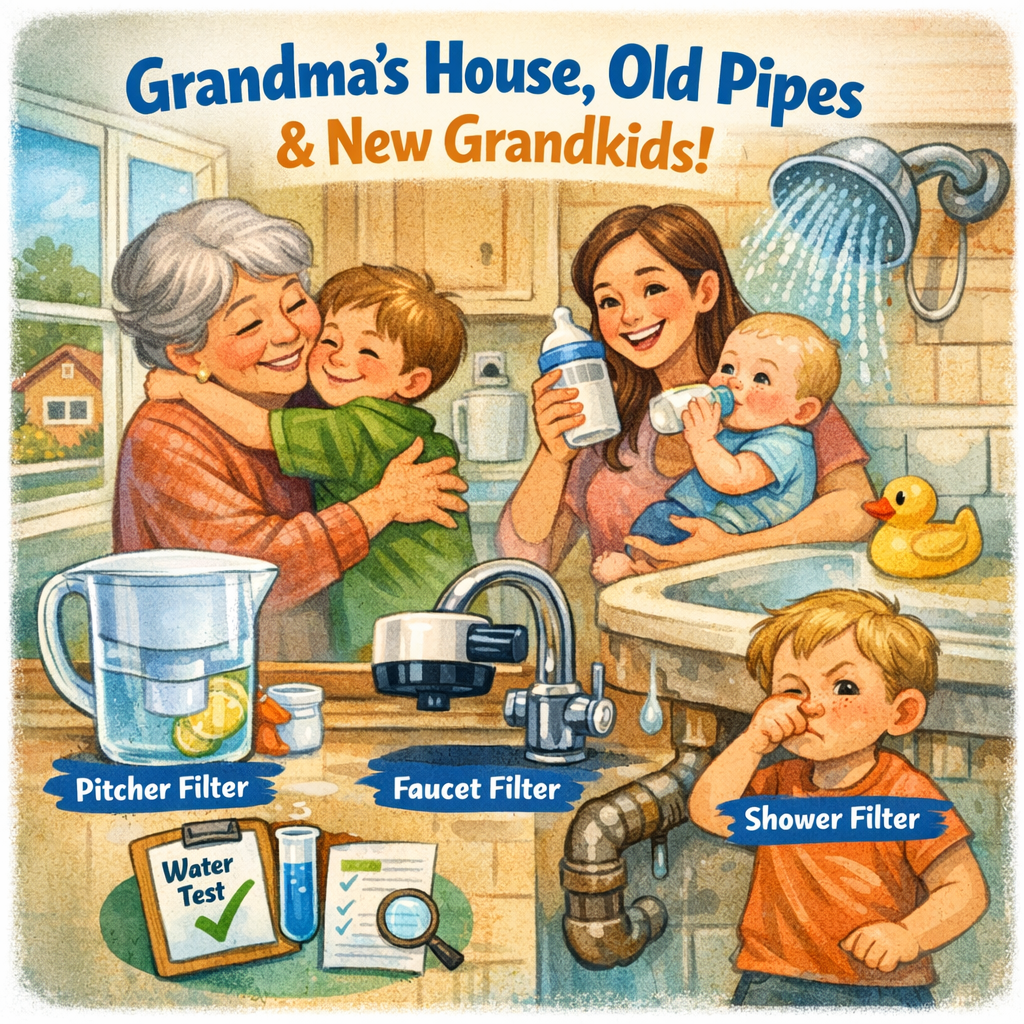Grandma’s House, Old Pipes, and New Grandkids