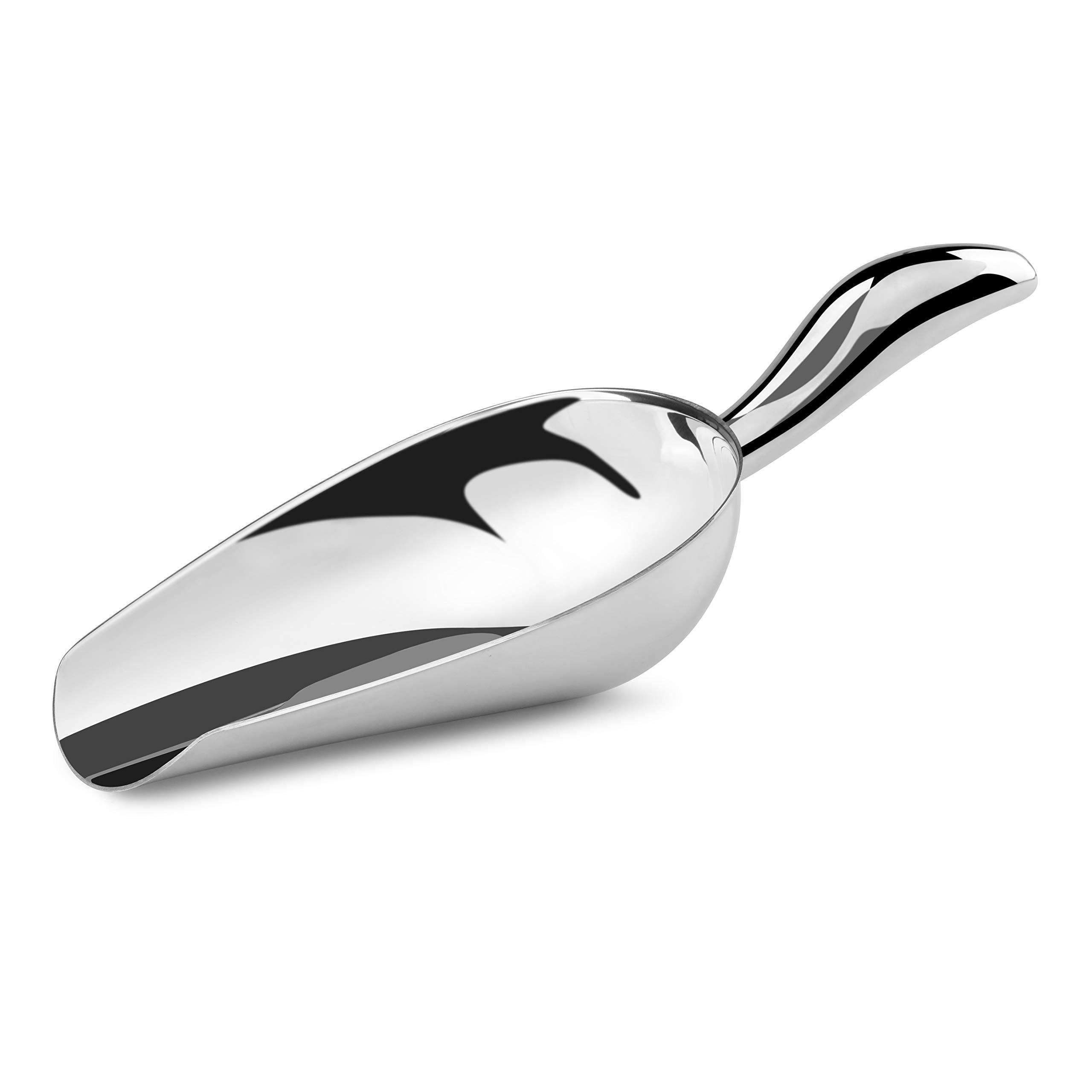New Star Foodservice Restaurant Grade Stainless Steel Bar Ice Flour Utility Scoop, 24-Ounce