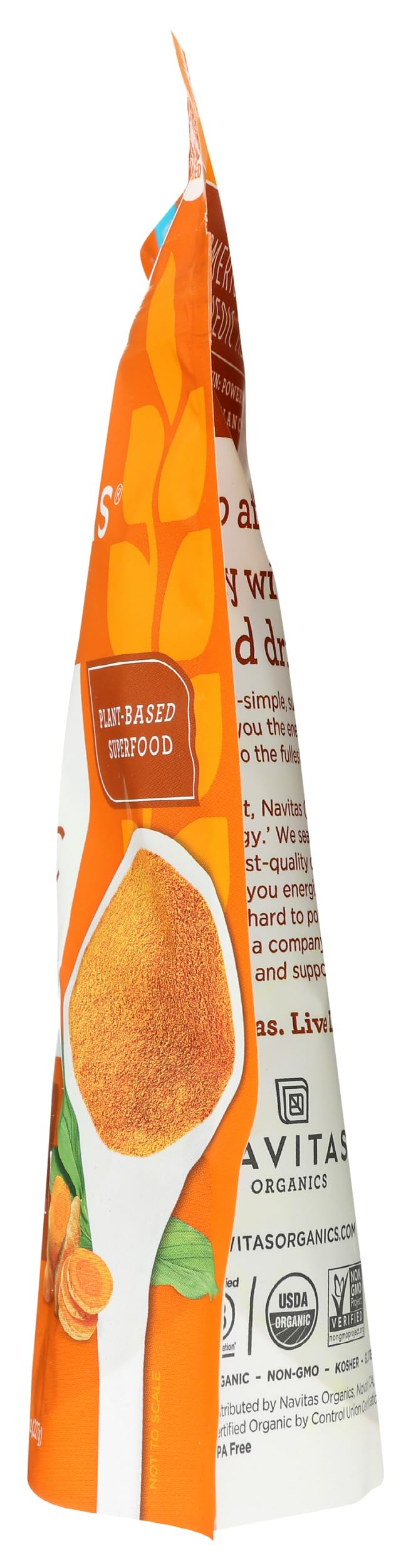 Navitas Organics Turmeric Powder – for Smoothies, Golden Milk, Curries & More – Natural Curcumin – Anti-inflammatory – USDA Organic, Non GMO, Kosher Gluten Free, Vegan (8oz. Bag, 45 Servings)