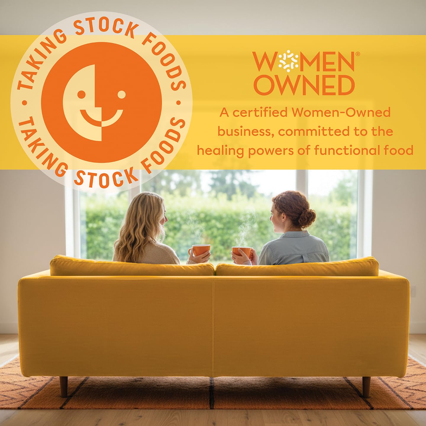 Taking Stock Prebiotic Sipping Broth, 8g Protein, Spring Herb Flavor Chicken Bone Broth Powder 8 Pack