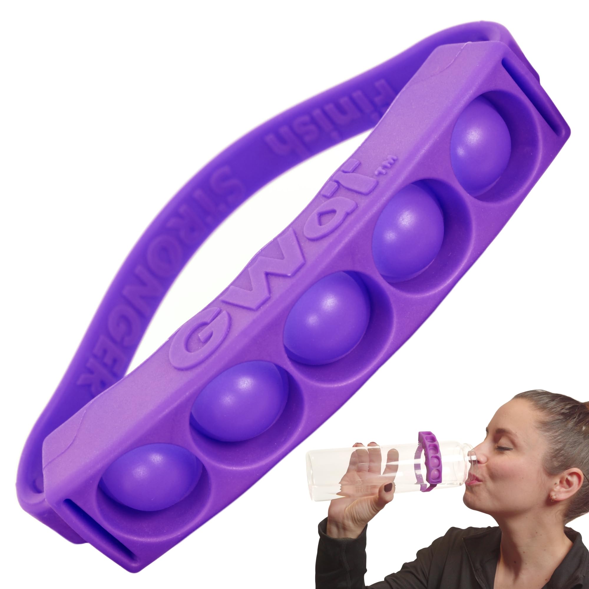 GWaT - Hydration Tracker for Water Bottles, Helps You Drink More (Star Apple)