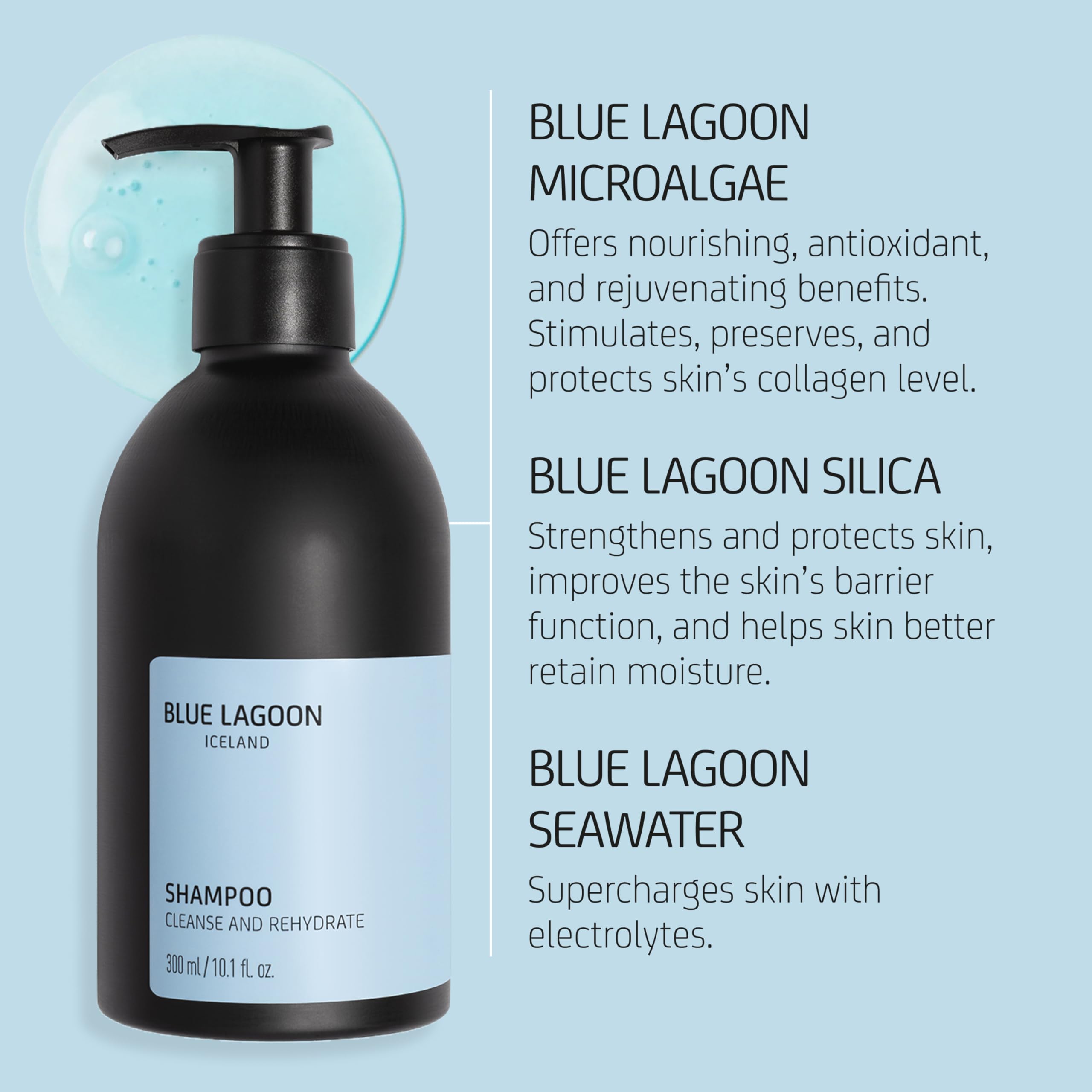 Blue Lagoon Skin Science - Shower Gel - Revitalizing Body Wash - Bioactive Blue Lagoon Seawater - Lightweight Gel Texture - Soft Ethereal Fragrance - Responsibly Sourced Ingredients - 300ML