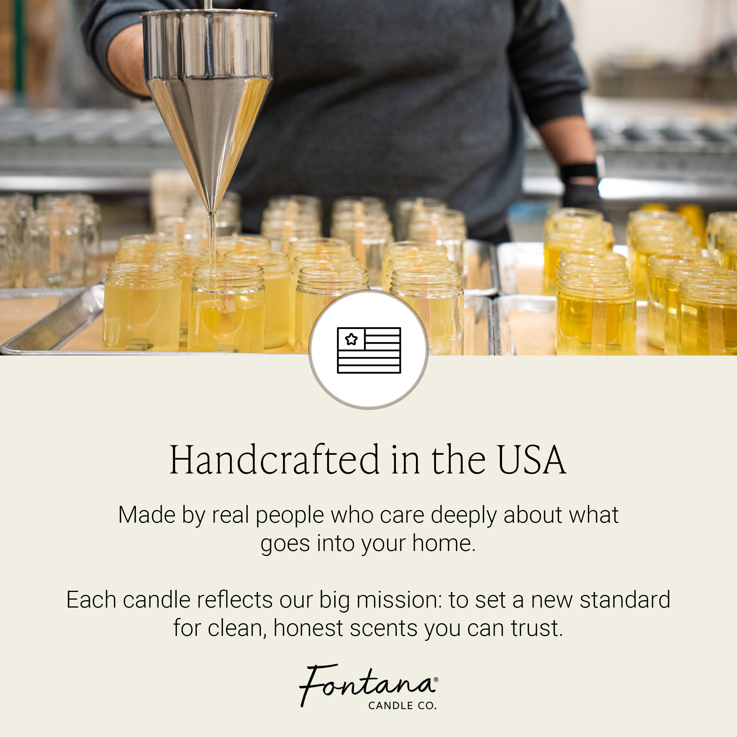 Fontana Candle Co Wood Wick Beeswax Jar Candle, Spring Bundle – Made Safe with Coconut Oil & Pure Essential Oils – 35+ Hrs Clean Burn, Long Lasting and Non-Toxic Candles for Home & Room Decor