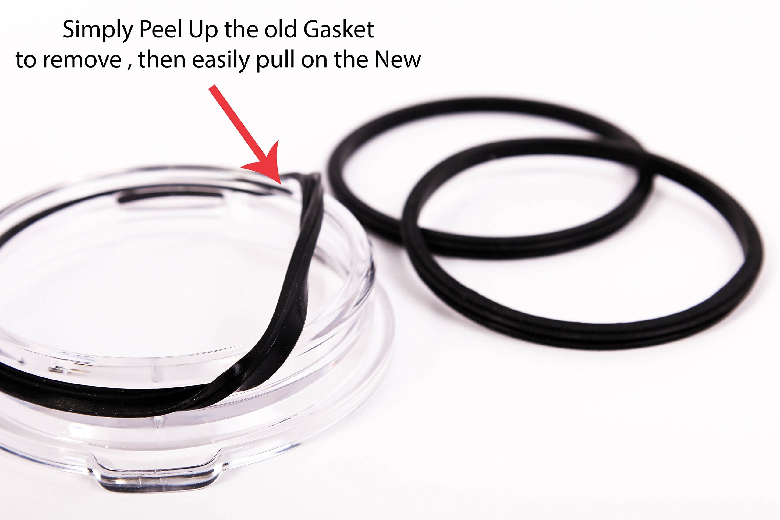 Replacement Rubber Gasket Seal Ring 30 oz Tumbler Compatible with Yeti RTIC Ozark Trail Rocky Mountain Mossy Top Lid CocoStraw Brand Vacuum Stainless Steel Cup Flex Spare