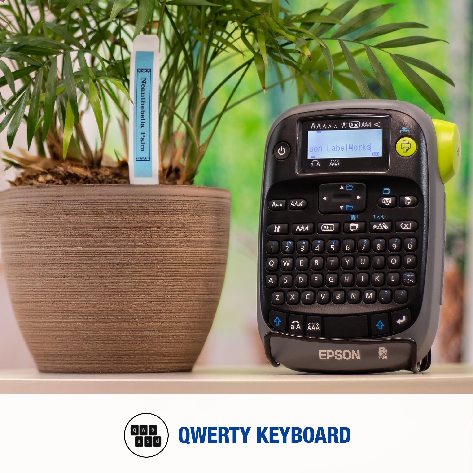 LABELWORKS Epson LW-PX300 Industrial Label Maker for Office – Compatible with Stickers, Magnets, and Shrink Tube, Portable Handheld Design, Label Maker and Tape Only