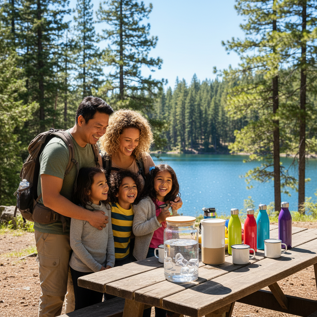 Camping/Beach Day: Travel Water Without the Plastic Pile