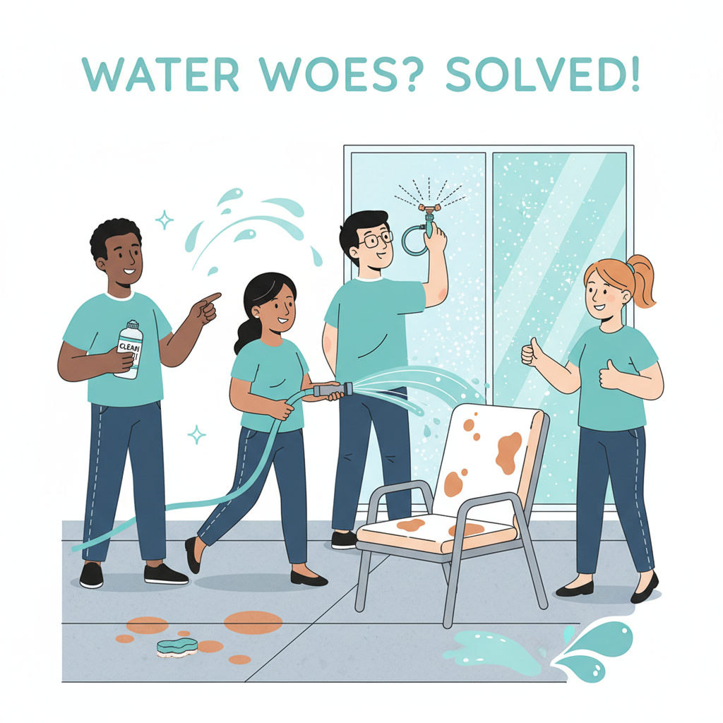 Yard Work, Sprinklers, and That Rust Ring on Everything