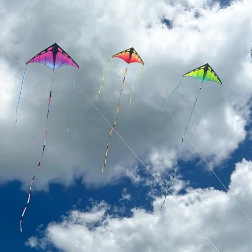 Prism Kite Technology Plasma Ribbon 20 Foot Tail Compatible with Dual and Single Line Kites