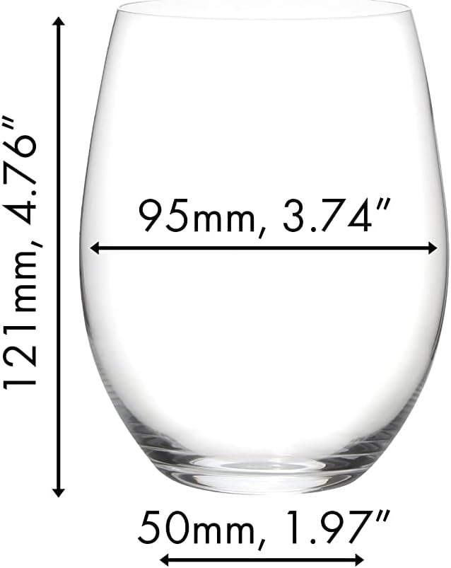 Riedel O Wine Tumbler Cabernet/Merlot Glass, Set of 2