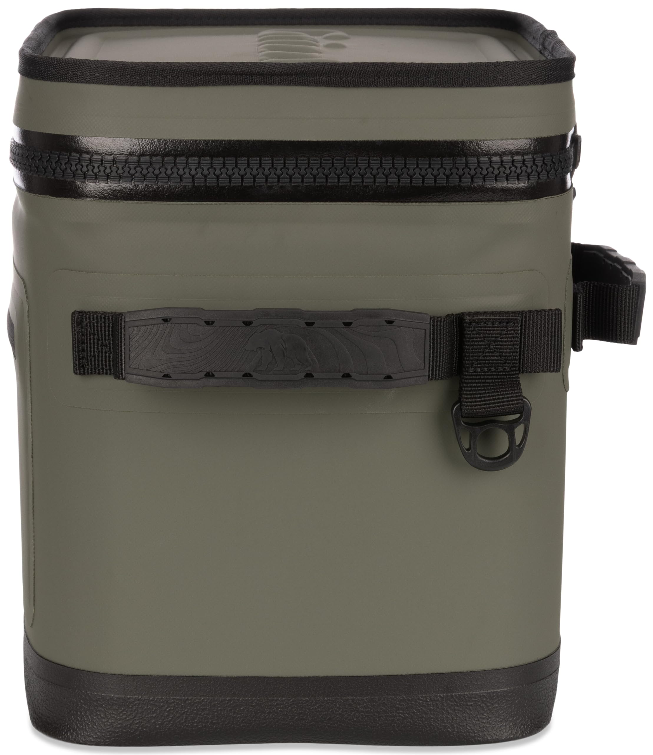 Grizzly Drifter 8 | Soft Sided Insulated Cooler for Beach Boat Camping Fishing Hiking Hunting | 8-Quart | Lunar Green