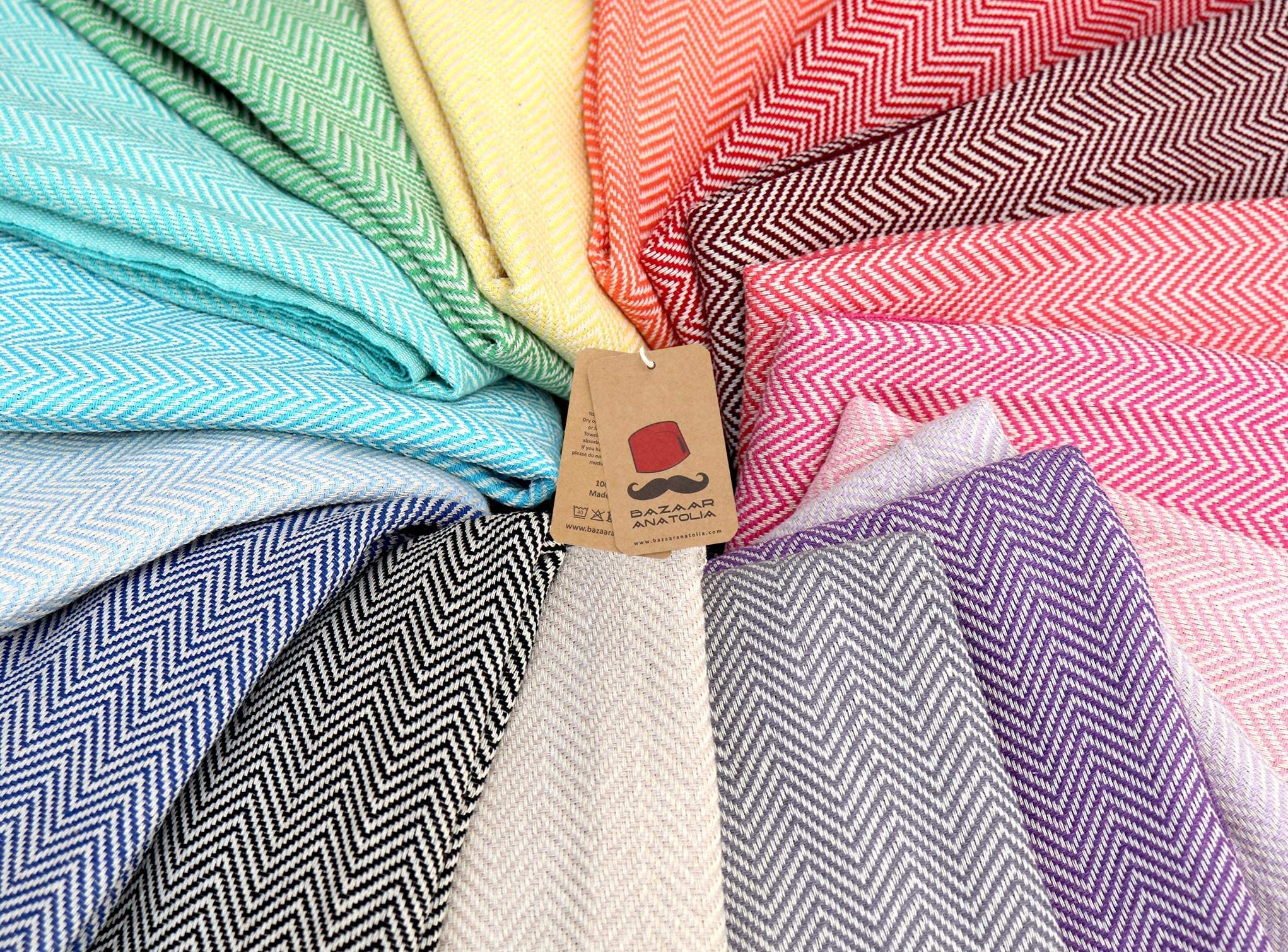Bazaar Anatolia Turkish Towel - Thumbnail 2