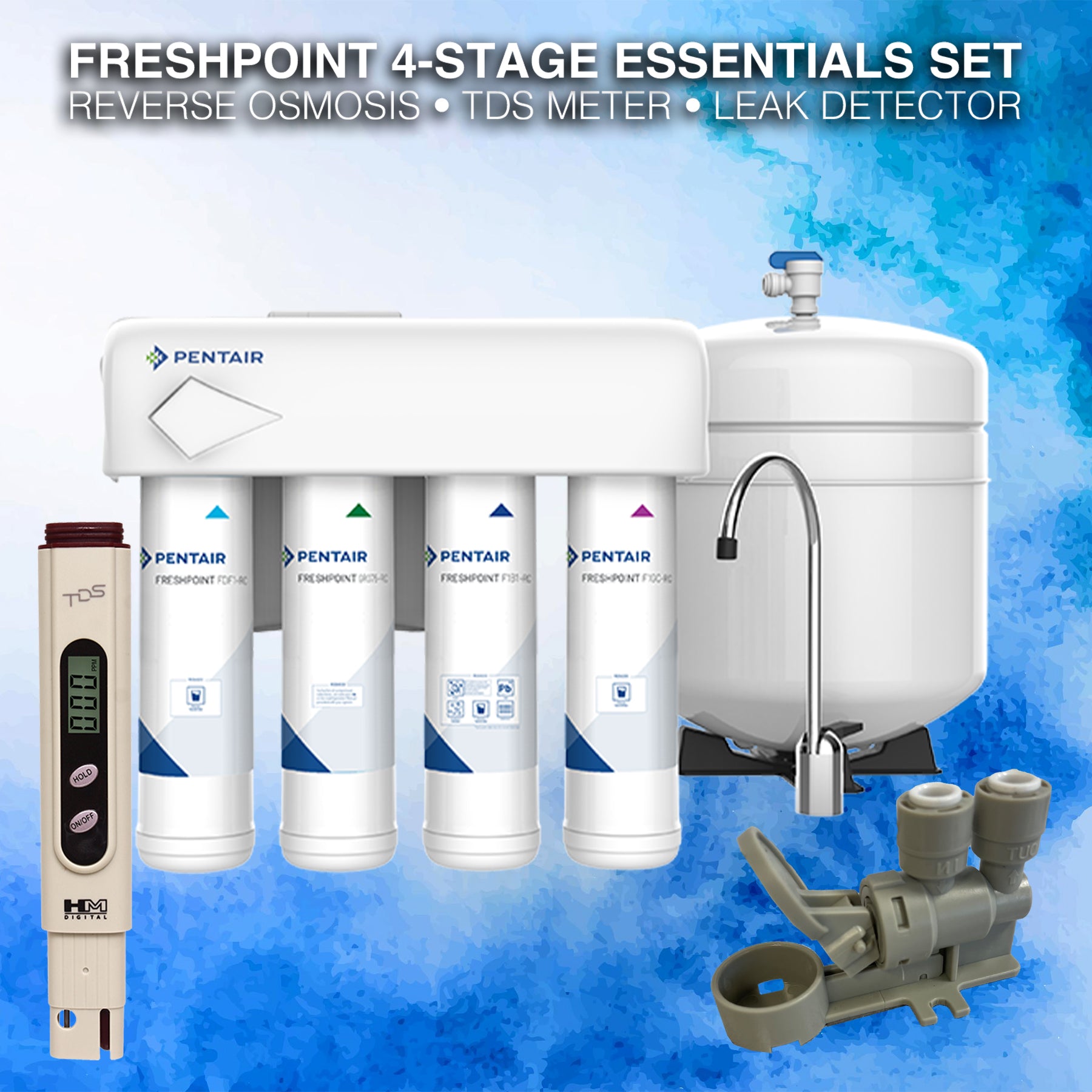 Freshpoint 1000 Pentair FreshPoint 4-Stage Reverse Osmosis System | Replacement Water ...