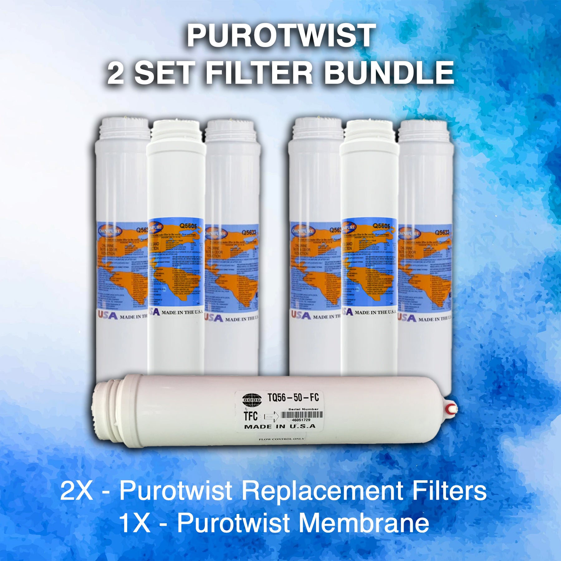 Purotwist 4 stage - (2) Filter set Bundle