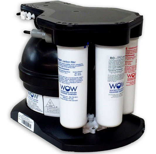 WOW undersink Reverse Osmosis Water Filter System w/ Leak Detector/Shut-off